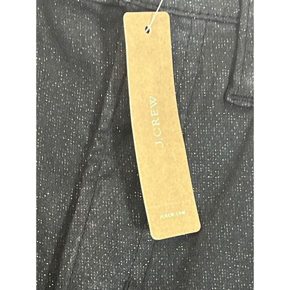 J. Crew Womens High Rise Black Jeans Size 27 Sparkle Glitter 9” Toothpick NEW - Picture 7 of 14